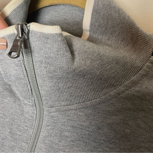 Vintage POLO Ralph Lauren Gray Zip Up Sweater Size Medium - Picture 3 of 9